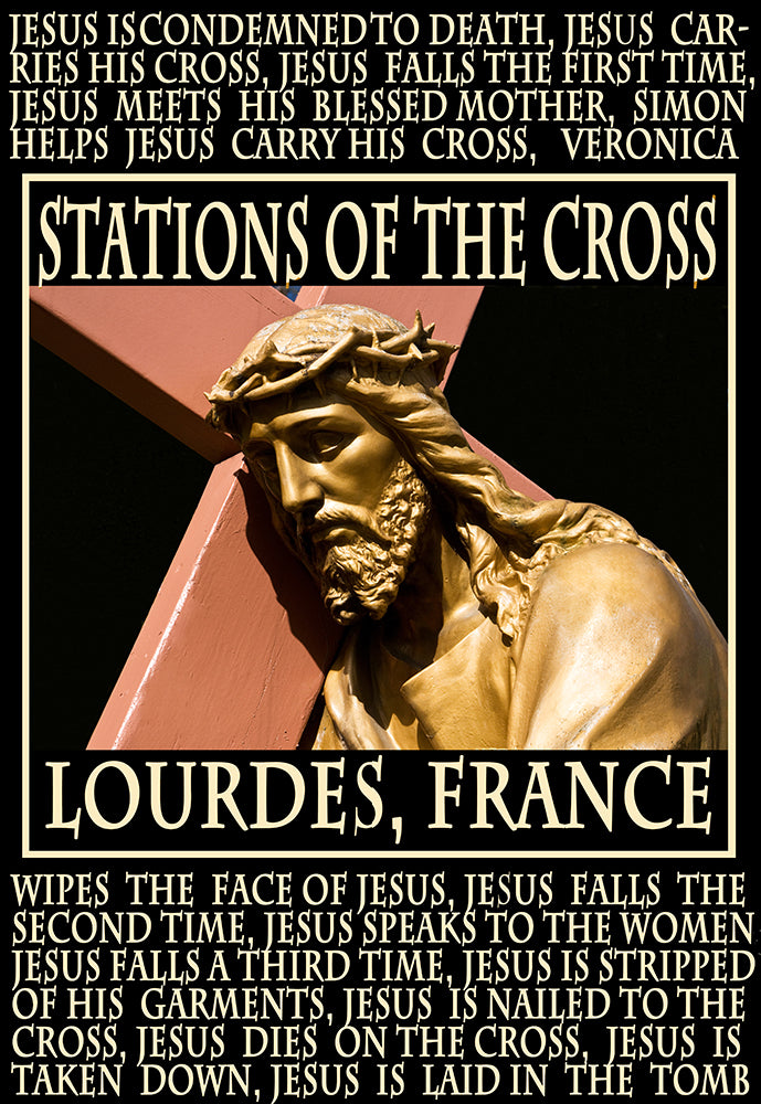 DIVINE CHRIST STATION OF THE CROSS POSTER
