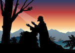 MEN'S CHRIST IN THE GARDEN TEE-SHIRT - Ragazza Di Maria (Mary's Girl)