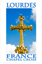LOURDES FRANCE CATHEDRAL CROSS