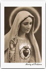 MARY AT FATIMA:  EARLY 1900'S IMAGE